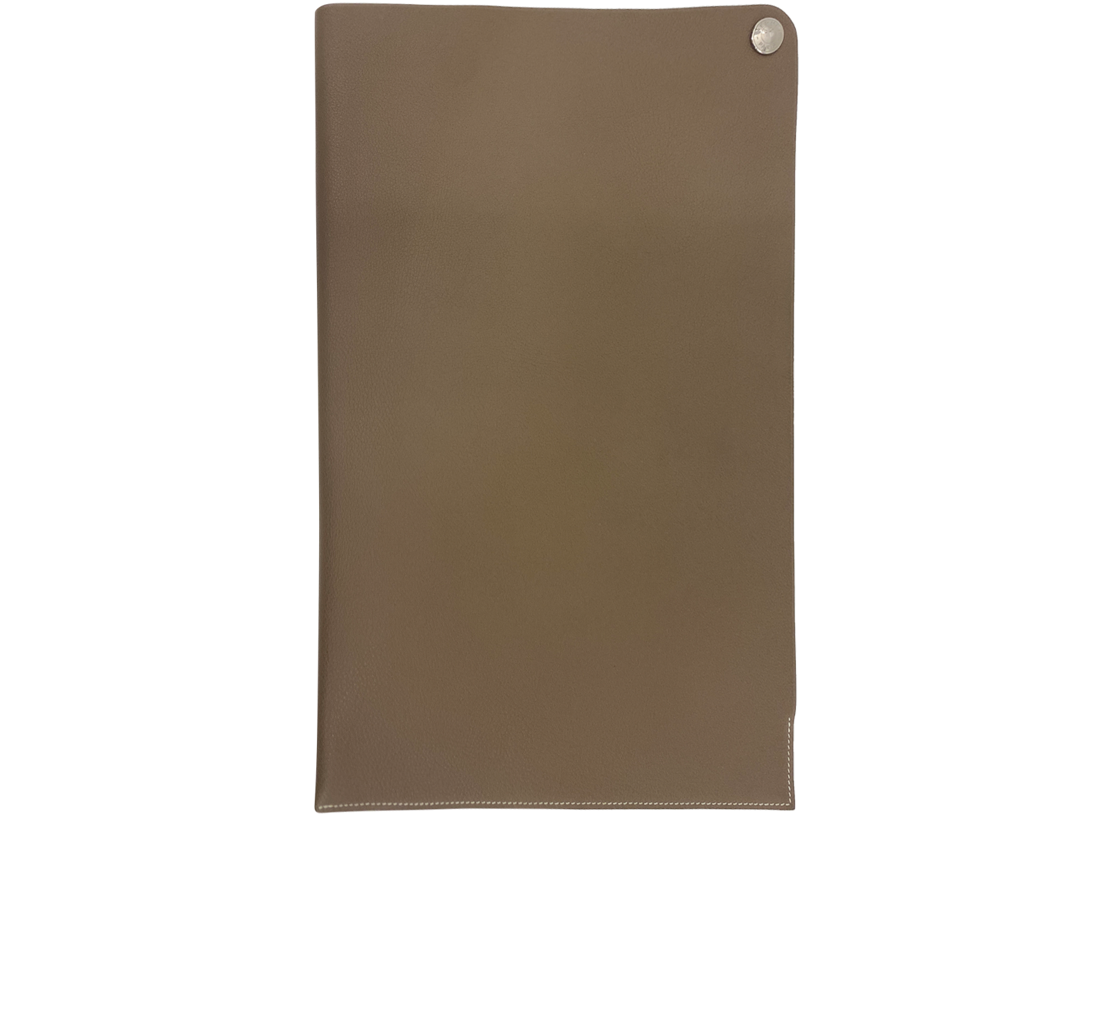 Hermes Funda, 266€, Accesorios, Gris pardo, Animal - Piel, Vista frontal