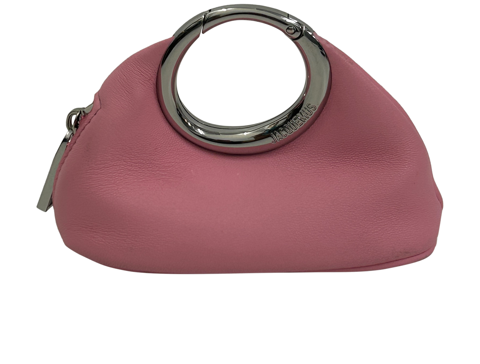 Jaquemus Monedero, 180&euro;, Accesorios, Rosa, Animal - Piel, Vista frontal