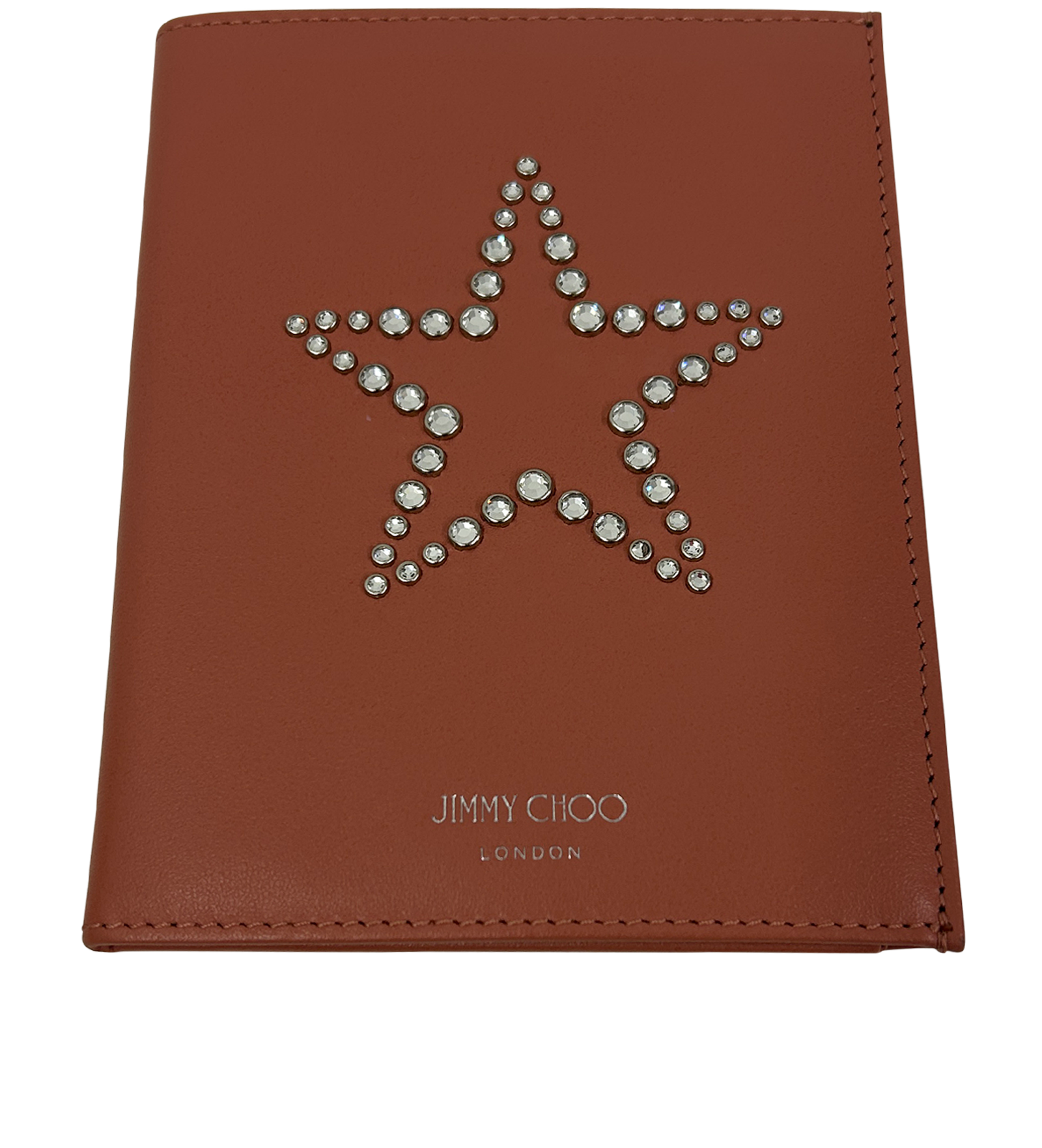 Jimmy Choo Porta Pasapote Star, 90&euro;, Accesorios, Rosa, Animal - Piel, Vista frontal
