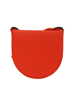 Loewe Heel Pouch,Piel,Neon Naranja,102019,3