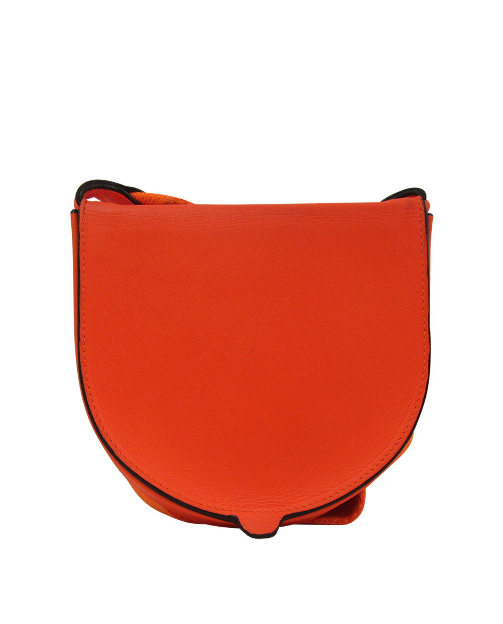 Loewe Heel Pouch, 264&euro;, Accesorios, Naranja, Animal - Piel, Vista trasera