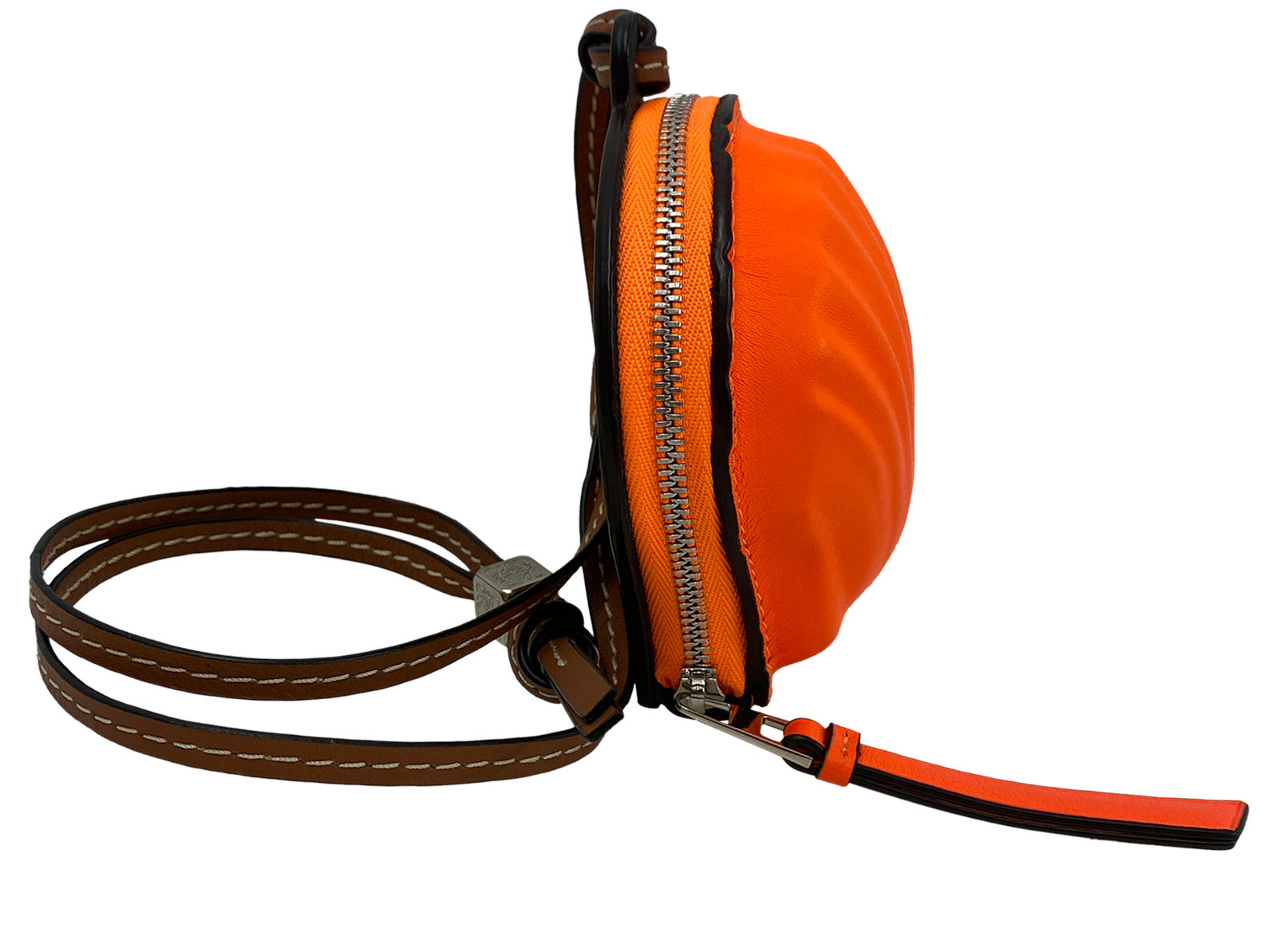 Loewe Monedero Concha, 378&euro;, Accesorios, Naranja, Animal - Piel, Vista lateral