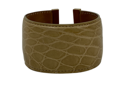 Loewe Brazalete, Croc, Beige,3, DB, Box