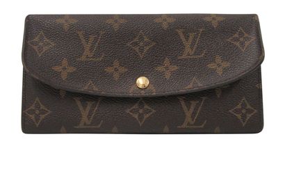 Louis Vuitton Emilie Wallet, 180&euro;, Bolso, Marrón, Canvas - General, Vista frontal