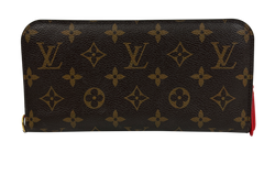 Louis Vuitton Billetera Kusama,Canvas,Mono/Rojo, CA2152,2*