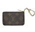 Louis Vuitton Monedero con Llavero, vista trasera