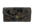 Louis Vuitton Billetera  Sarah Blosson, 320&euro;, Accesorios, Marrón/Negro, Canvas - General, Vista frontal
