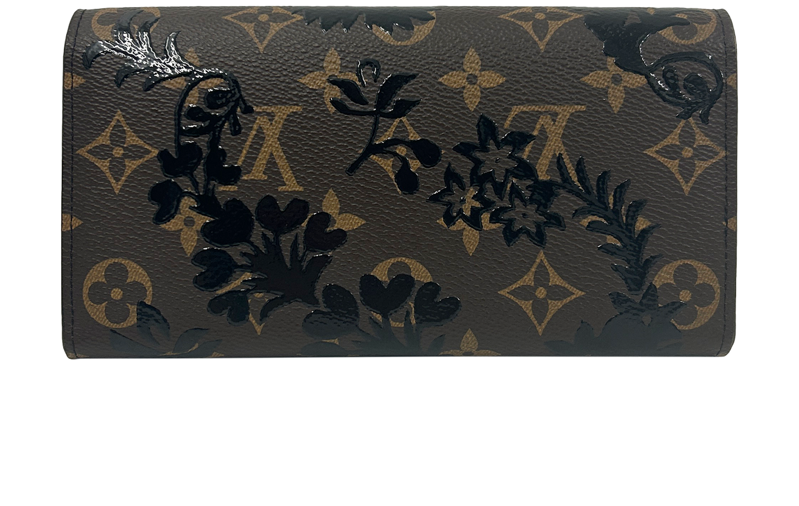 Louis Vuitton Billetera  Sarah Blosson, 320&euro;, Accesorios, Marrón/Negro, Canvas - General, Vista trasera