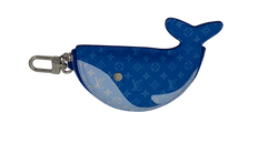 Louis Vuitton Mondero,Llavero,Ballena,Damier,Azul,M01042,4