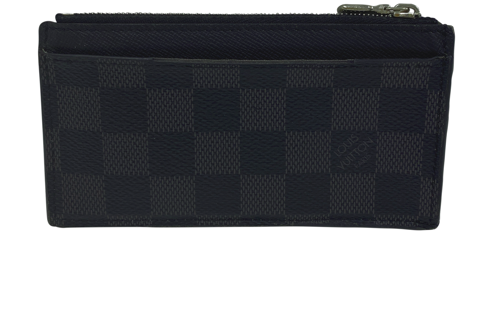 Louis Vuitton Monedero Tarjetero, 190&euro;, Accesorios, Gris/Negro, Canvas - General, Vista frontal
