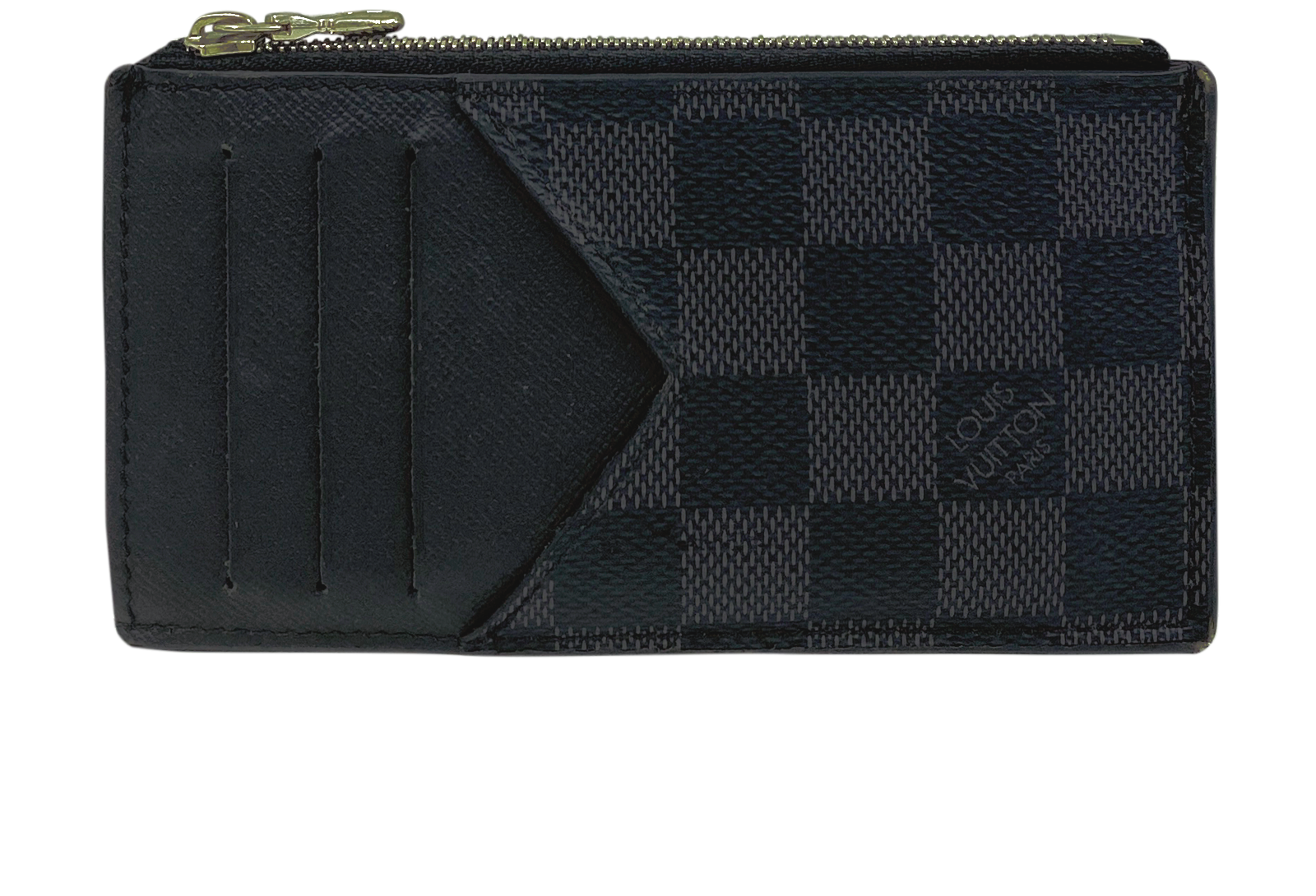 Louis Vuitton Monedero Tarjetero, 190&euro;, Accesorios, Gris/Negro, Canvas - General, Vista trasera