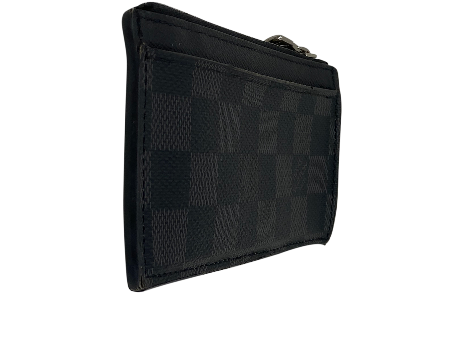 Louis Vuitton Monedero Tarjetero, 190&euro;, Accesorios, Gris/Negro, Canvas - General, Vista lateral