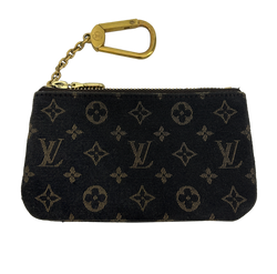 Louis Vuitton Monedero,Mini Line,Tejido, Marron, CT1016,3*