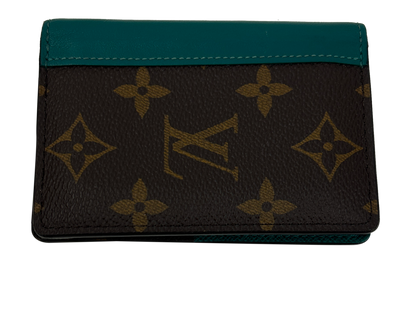 Louis Vuitton Tarjetero, 180&euro;, Accesorios, Marrón/Verde, Canvas - General, Vista frontal