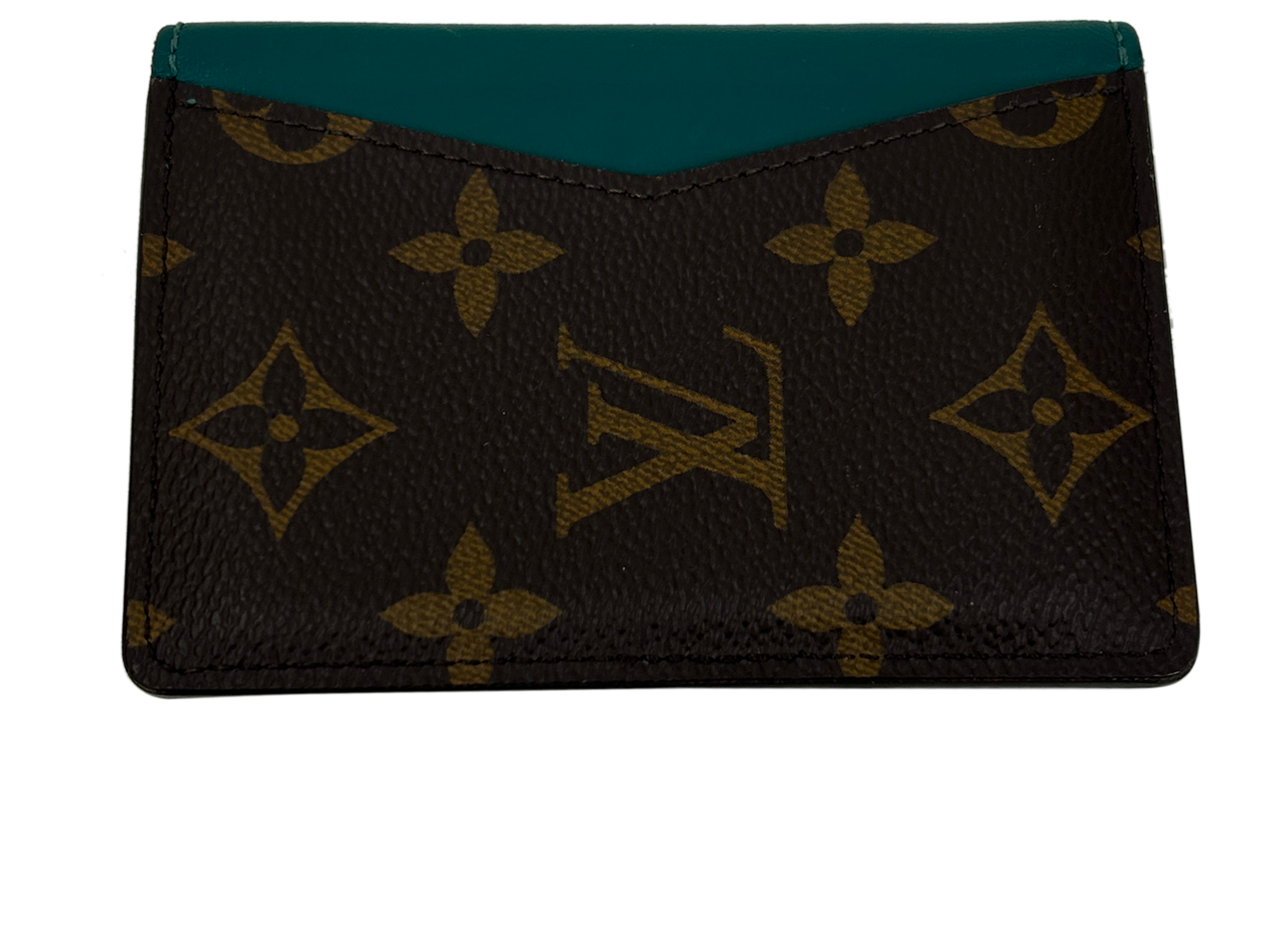 Louis Vuitton Tarjetero, 180&euro;, Accesorios, Marrón/Verde, Canvas - General, Vista trasera