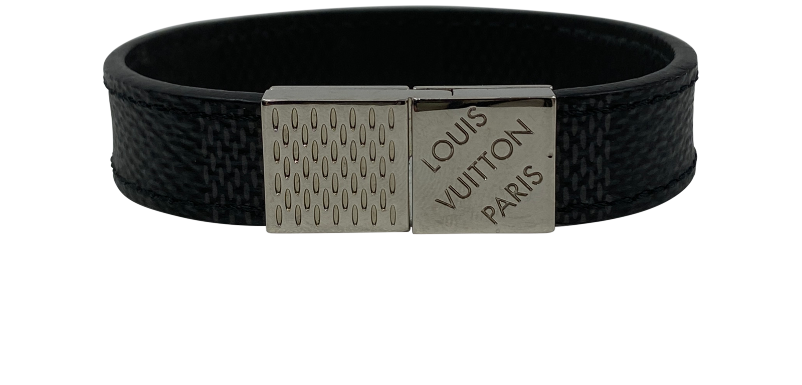 Louis Vuitton Pulsera, 300&euro;, Accesorios, Gris/Negro, Canvas - General, Vista frontal