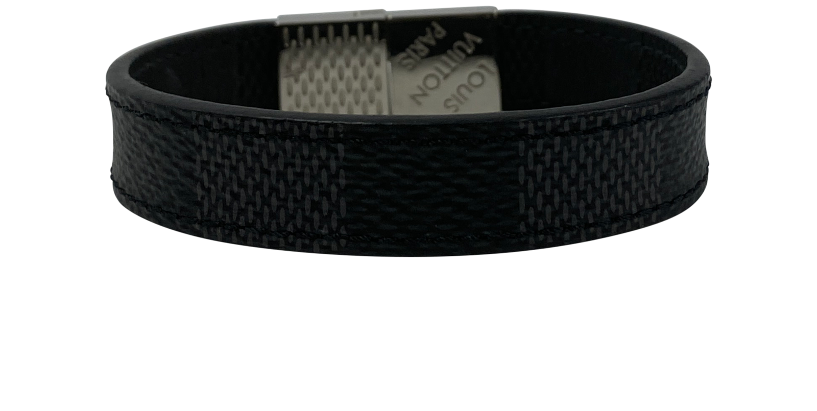 Louis Vuitton Pulsera, 300&euro;, Accesorios, Gris/Negro, Canvas - General, Vista trasera