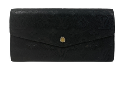 Louis VUitton Billetera,Sarah,Mono,Piel,Negro,CA4114,3