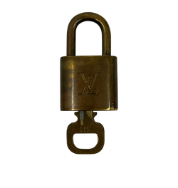 Louis Vuitton Candado, Metal, Dorado,2*