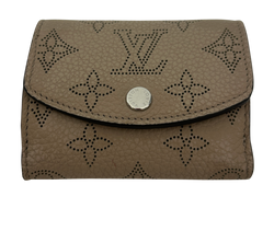 Louis Vuitton Billetera, Piel, Beige, Mono, 3, EO163C