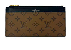 Louis Vuitton Billetera,Reverse,Mono,Negro/Marrón,Chip,3