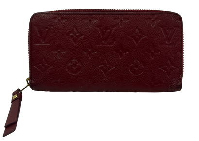 Louis Vuitton Billetera Empreite, 220&euro;, Bolso, Morado/Rojo, Animal - Piel, Vista frontal