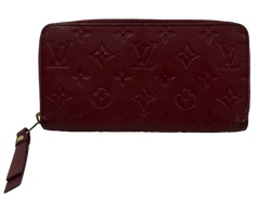 Louis Vuitton Billetera Empreite, Piel, Rojo,SP0194,2*