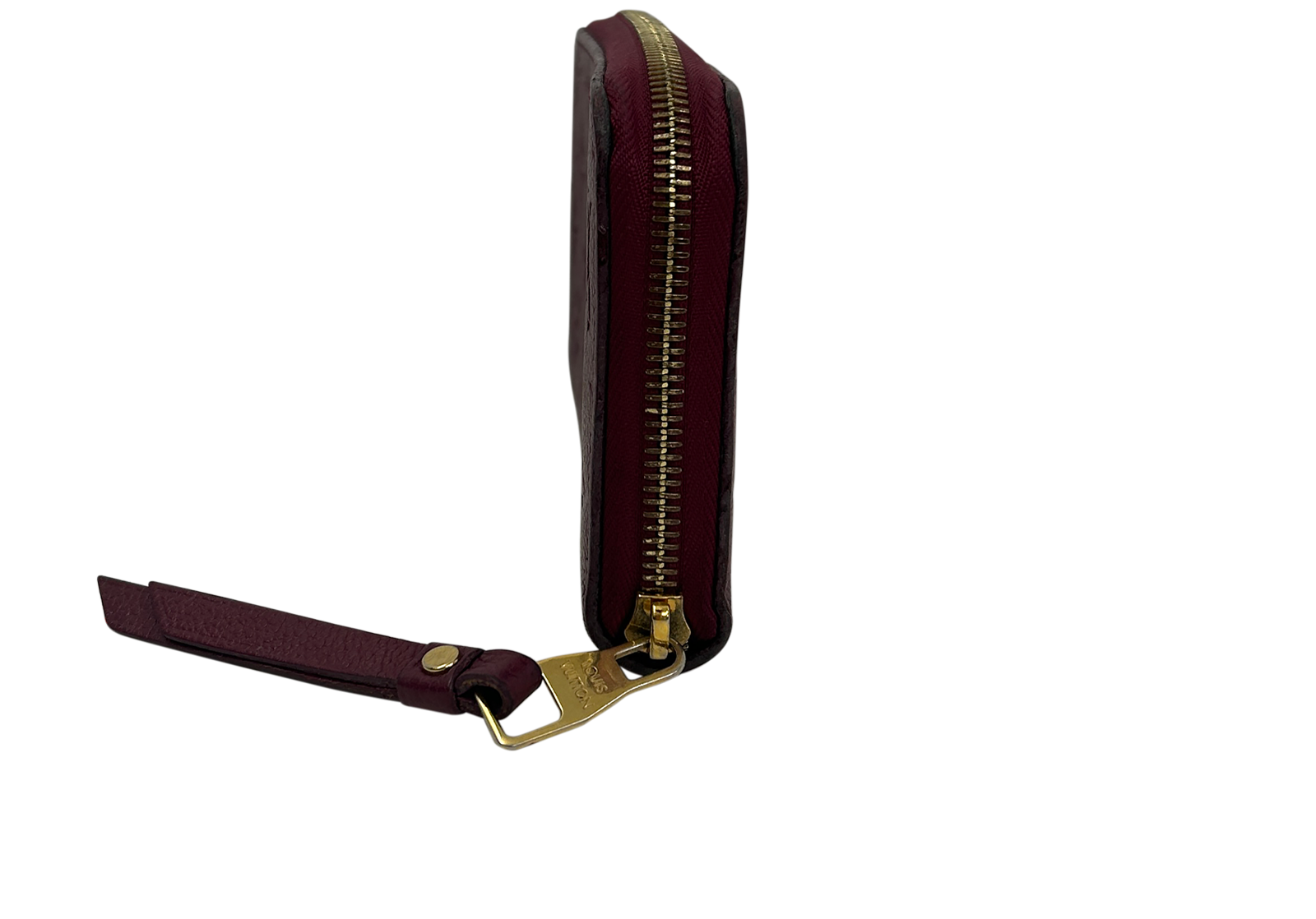 Louis Vuitton Billetera Empreite, 220&euro;, Bolso, Morado/Rojo, Animal - Piel, Vista lateral