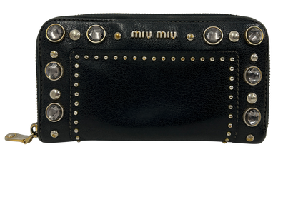 Billetera, 80&euro;, Negro, Animal - Piel, Vista frontal