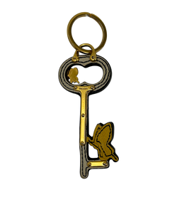 Prada Charm LLave, Saffiano, Beige,2