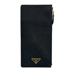 Prada Billertera, Saffiano, Negro,3*