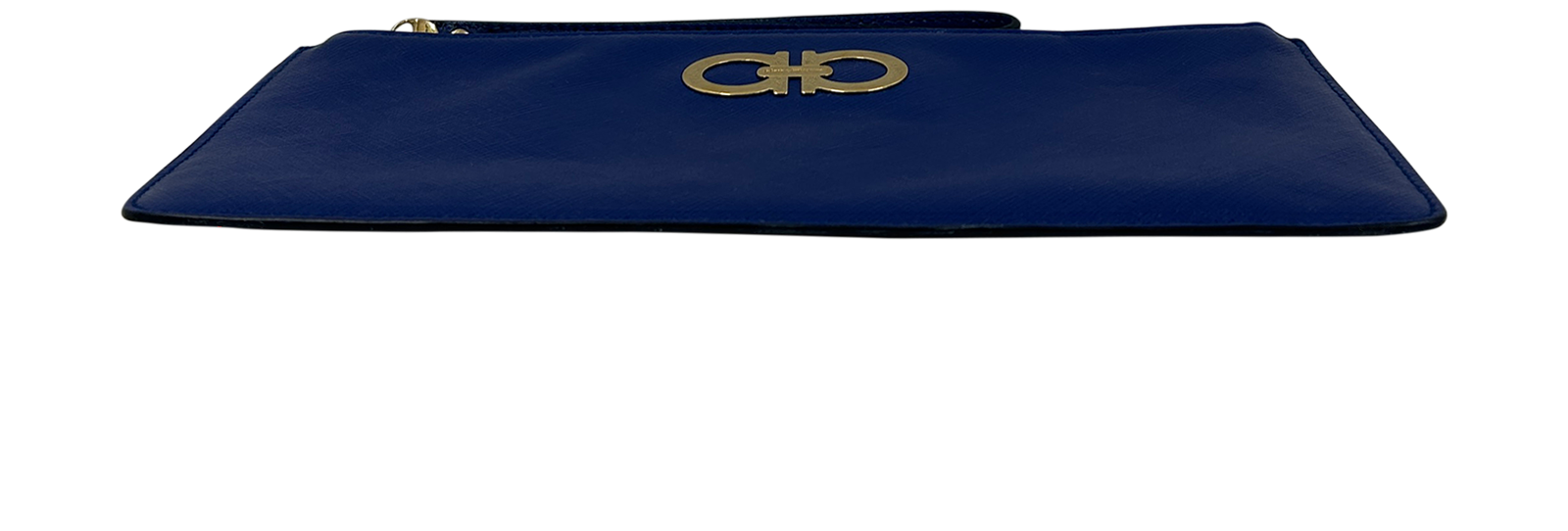 Salvatore Ferragamo Billetera Clutch, 90&euro;, Bolso, Azul, Animal - Piel, Vista superior