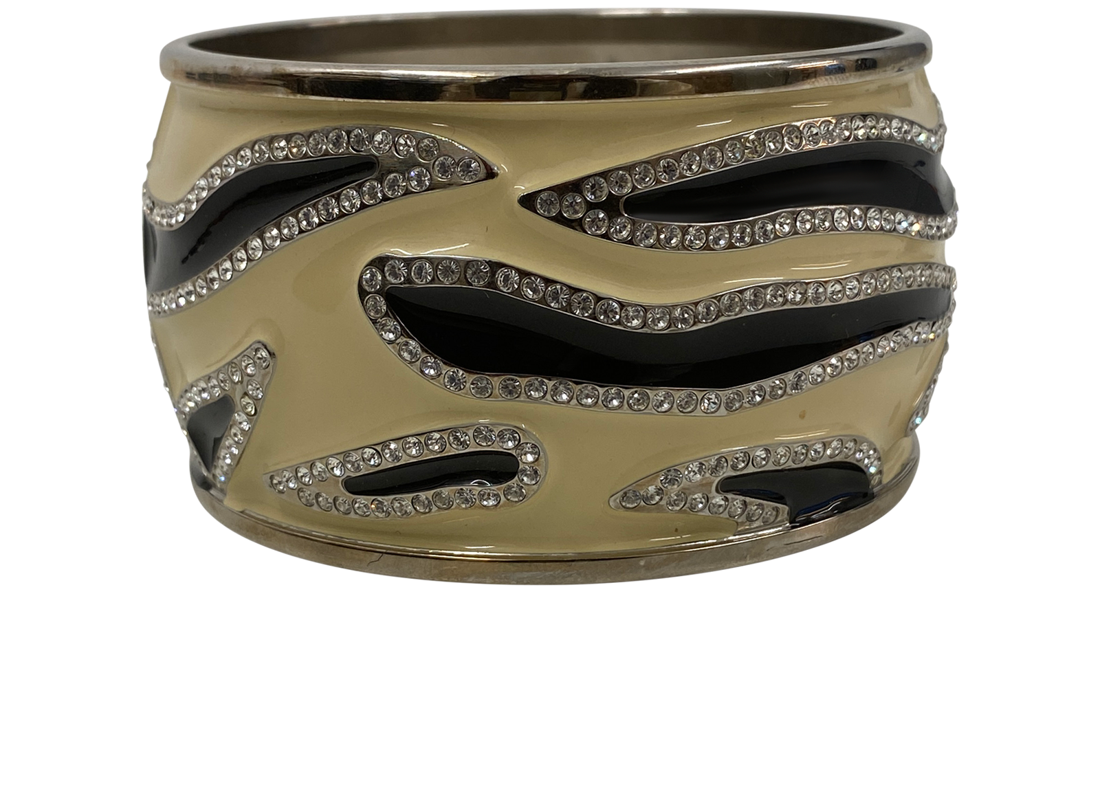 Valentino Metal, 90&euro;, Accesorios, Beige/Negro, Tafetán - Acetato, Vista frontal