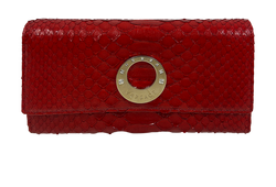Versace Billetera,Piton,Rojo,Cadena,BX,3*