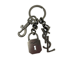 Saint Laurent Charm,Metal,Plata,3*
