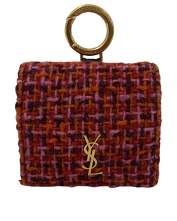 Saint Laurent Porta Iphone, Lana, Rojo 4