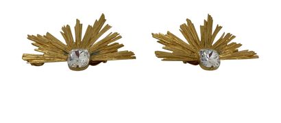 Saint Laurent Pendientes Abanicos, vista frontal