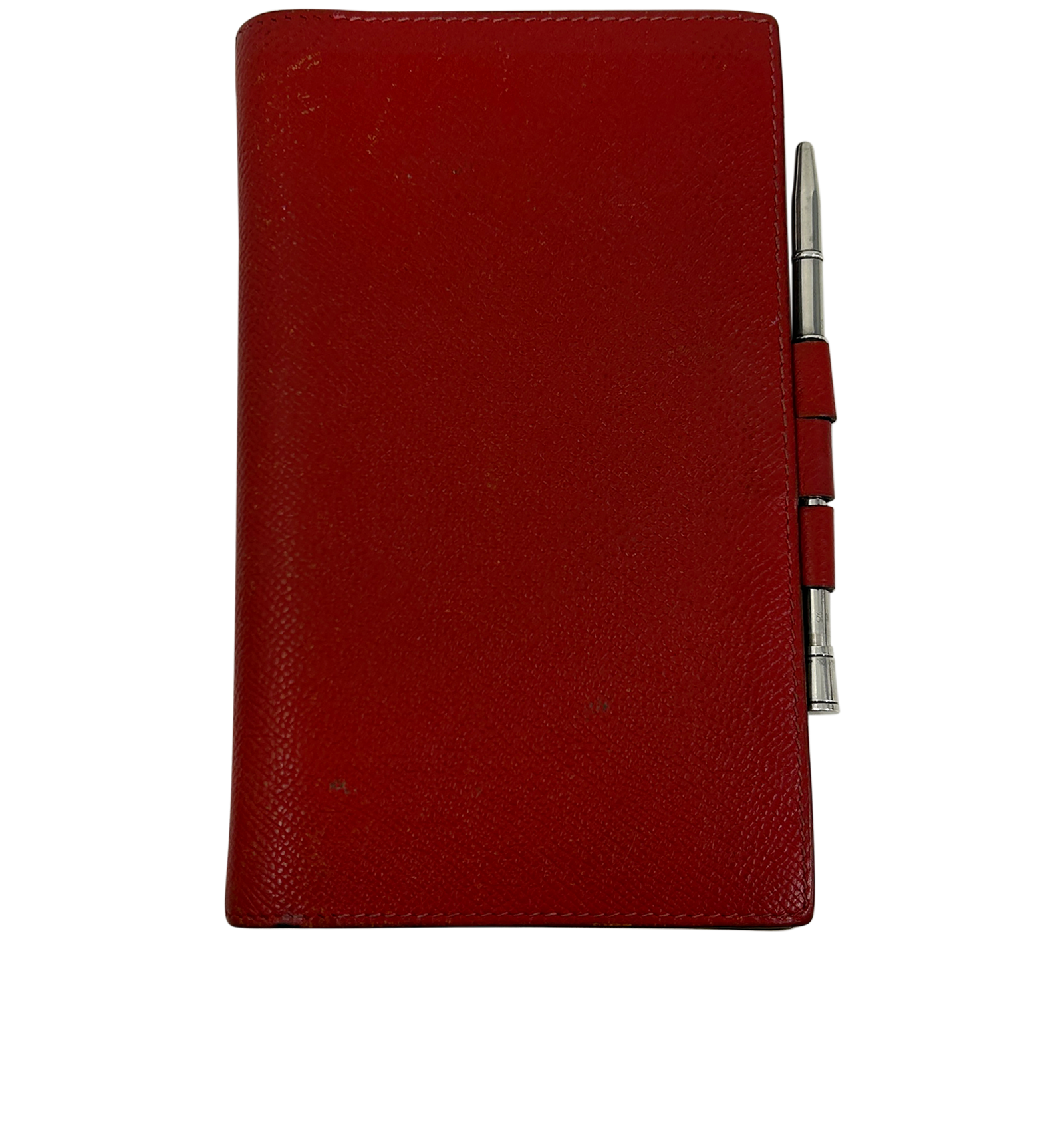 Hermes Funda De Libreta, 140&euro;, Accesorios, Rojo, Animal - Piel, Vista frontal