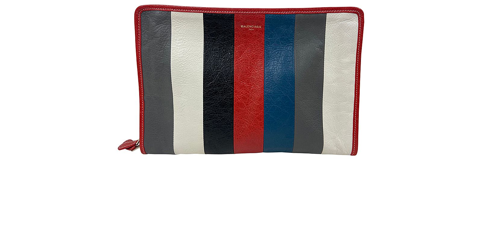 Clutch, 190&euro;, Bolso, Azul/Blanco/Gris/Negro/Rojo, Animal - Piel, Vista frontal