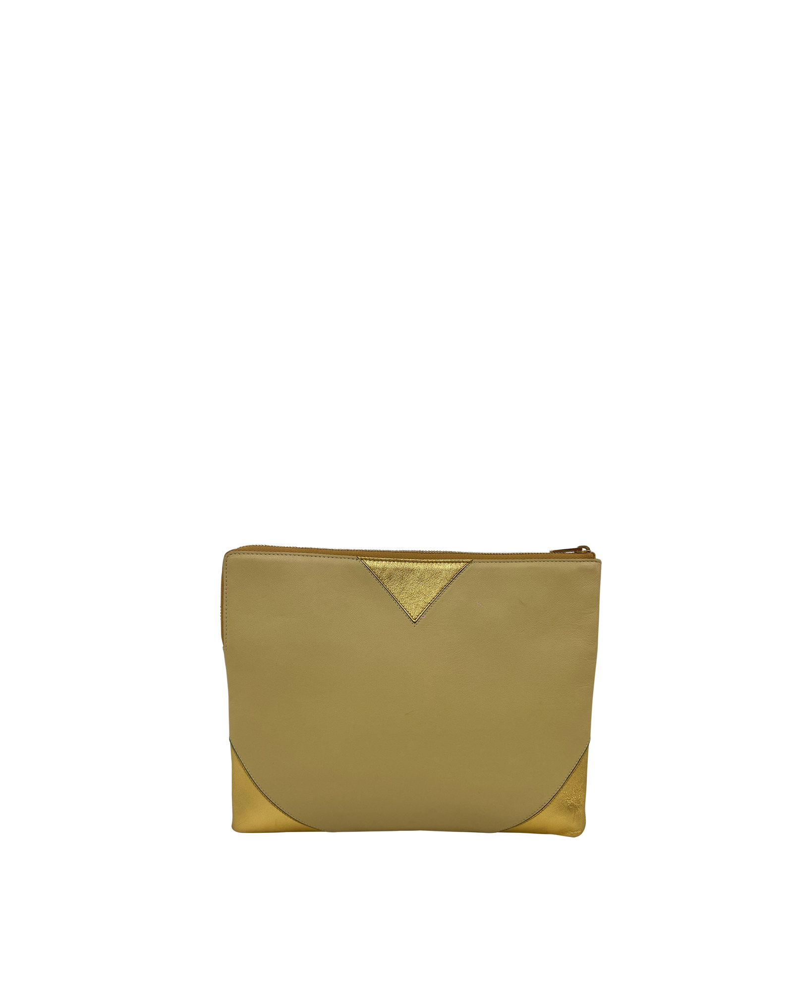 Celine Clutch, 166&euro;, Accesorios, Amarillo, Animal - Piel, Vista trasera