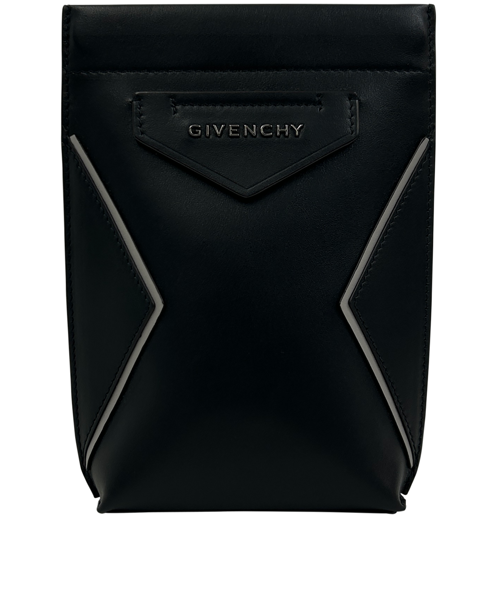 Antigona Soft Hoder Phone, 290&euro;, Bolso, Negro, Animal - Piel, Vista frontal
