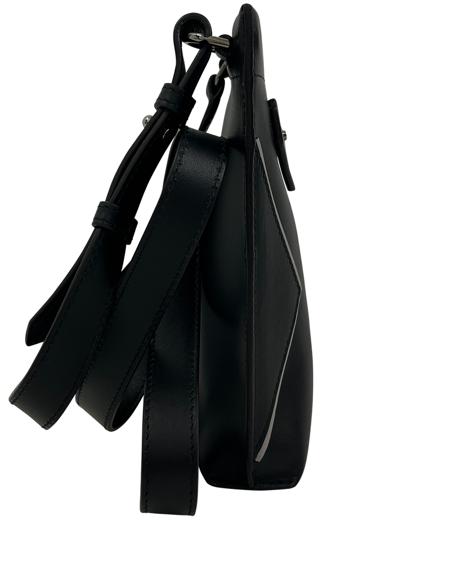 Antigona Soft Hoder Phone, 290&euro;, Bolso, Negro, Animal - Piel, Vista lateral