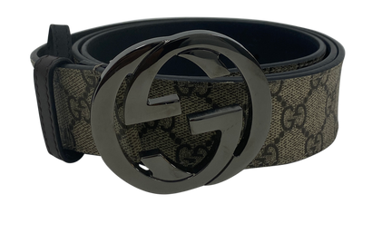 Gucci cinturón, 220&euro;, Accesorios, Beige/Negro, Canvas - General, Vista frontal