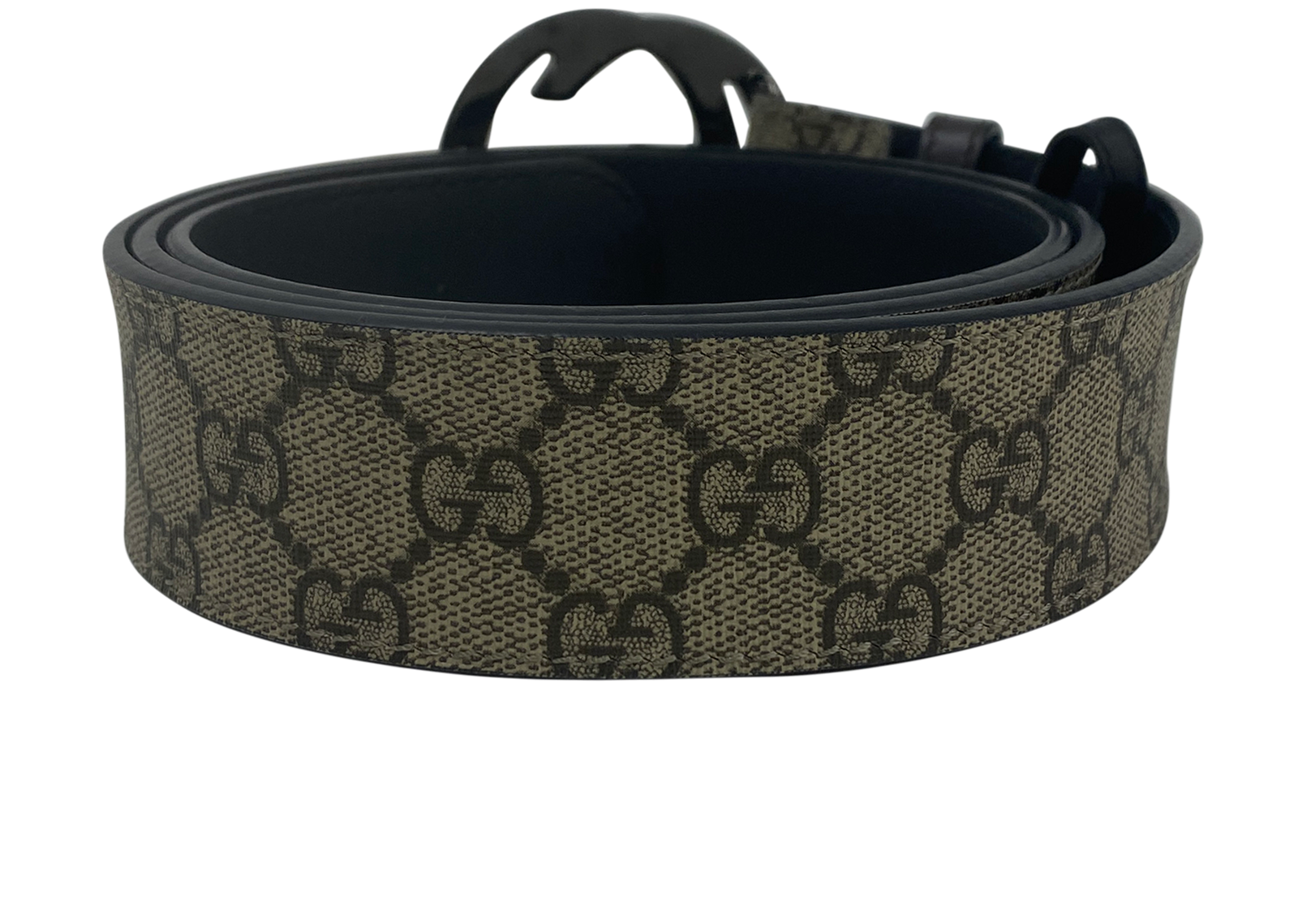 Gucci cinturón, 220&euro;, Accesorios, Beige/Negro, Canvas - General, Vista trasera