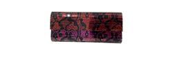 Sweetie Clutch con Cadena,Acetato,Rojo/Rosa,4