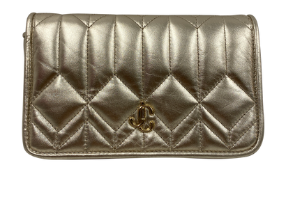 Avenue Wallet, 380&euro;, Bolso, Oro, Animal - Piel, Vista frontal
