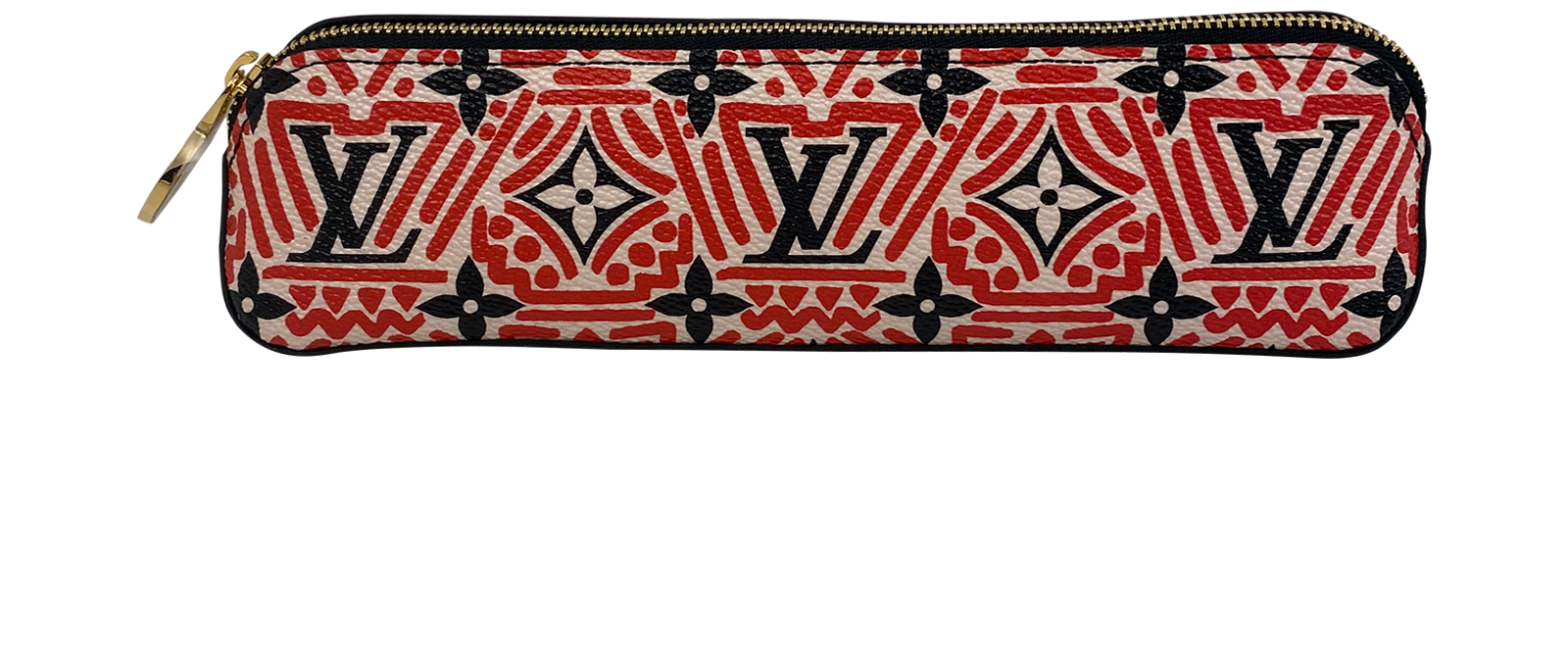 Estuche Giant, 260&euro;, Bolso, Negro/Rojo, Canvas - General, Vista trasera