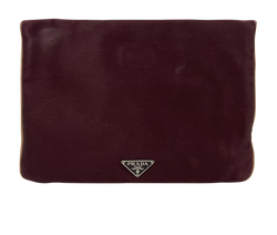 Prada, Clutch, Saten, Burdeos, 3, 58
