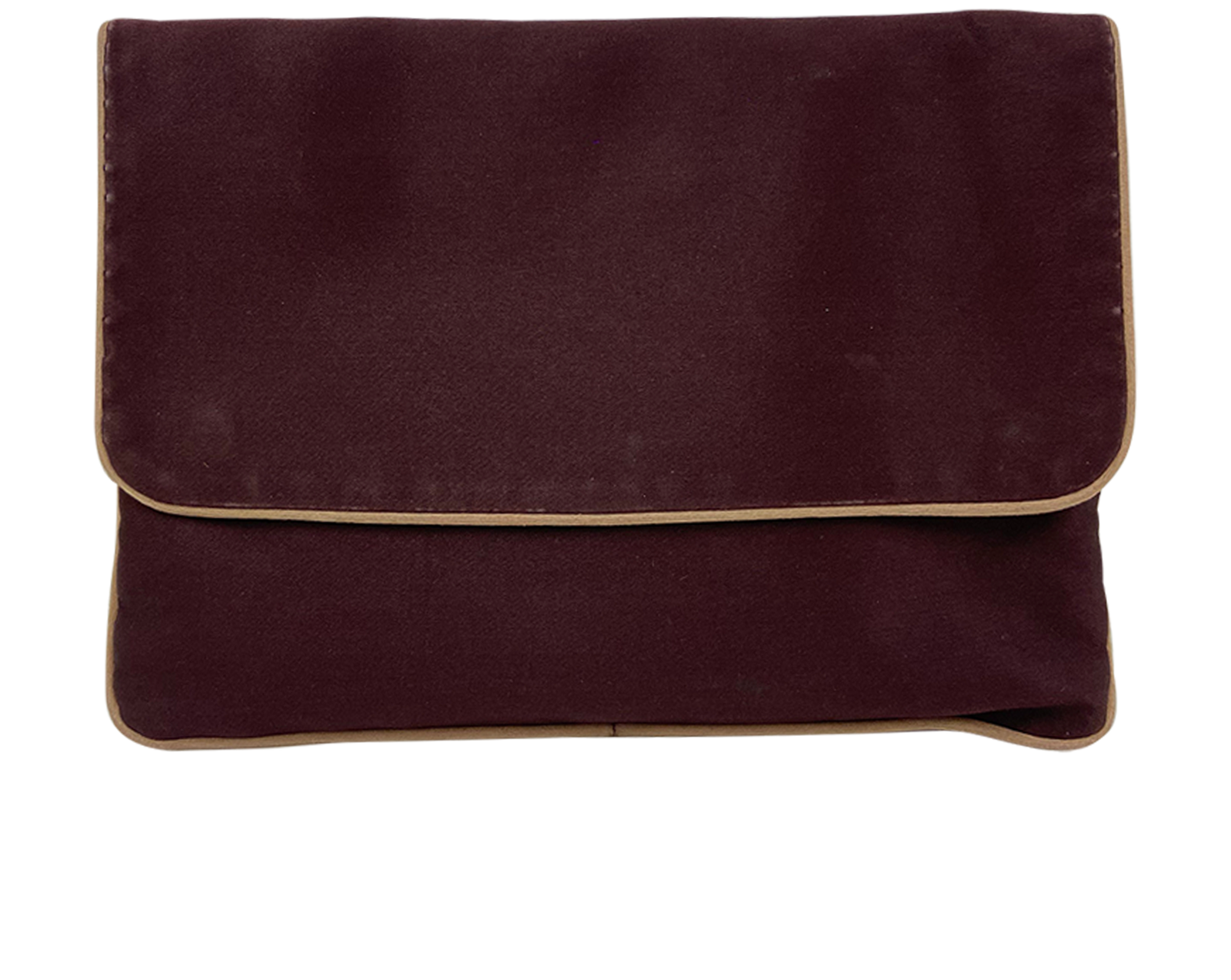 Prada, 75€, Bolso, Rojo, Seda - Satén, Vista trasera