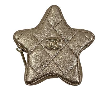 Chanel Charm Estrella, 990&euro;, Accesorios, Oro, Animal - Piel, Vista frontal